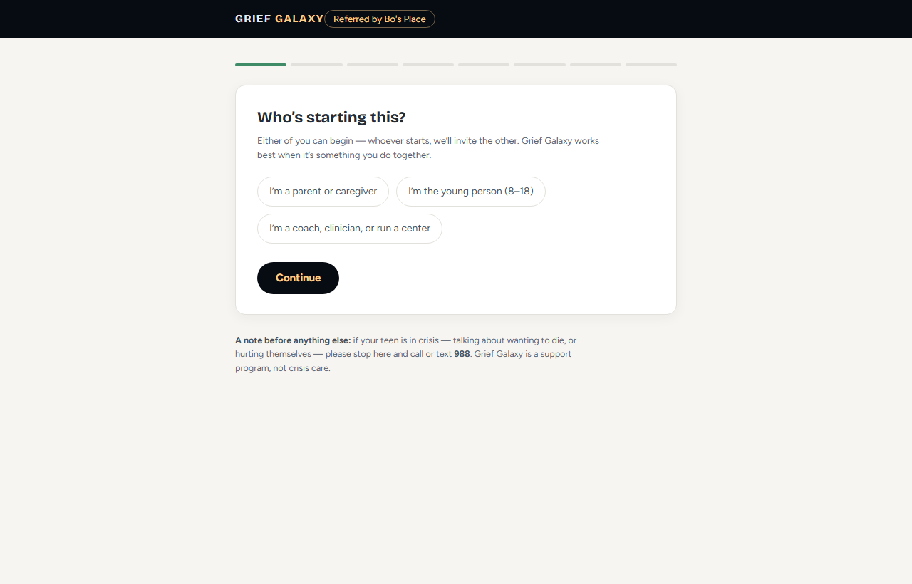 the sign-up, referred by a site